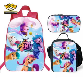 【NEW】 My Little Pony backpack 3D Printed Fashion Travel School Bag Laptop Backpack