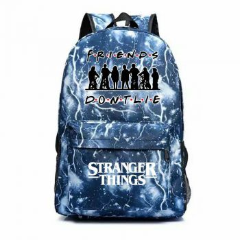 Kids Stranger Things Backpack Lunch box School Bag Kids Bookbag