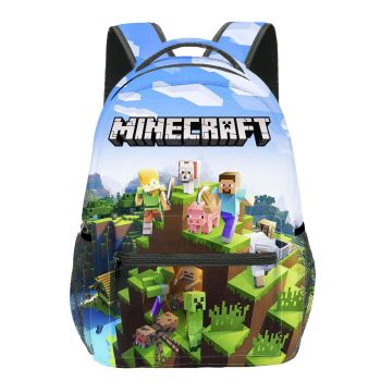 Minecraft Backpack New 3D Printed Children School Bags Boys Girls Casual Travel Backpack 